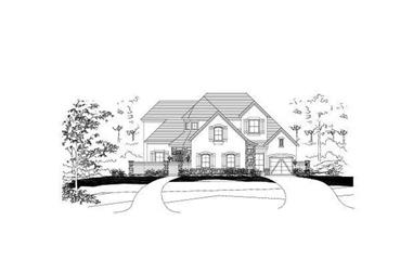 4-Bedroom, 4308 Sq Ft Country House Plan - 156-1992 - Front Exterior