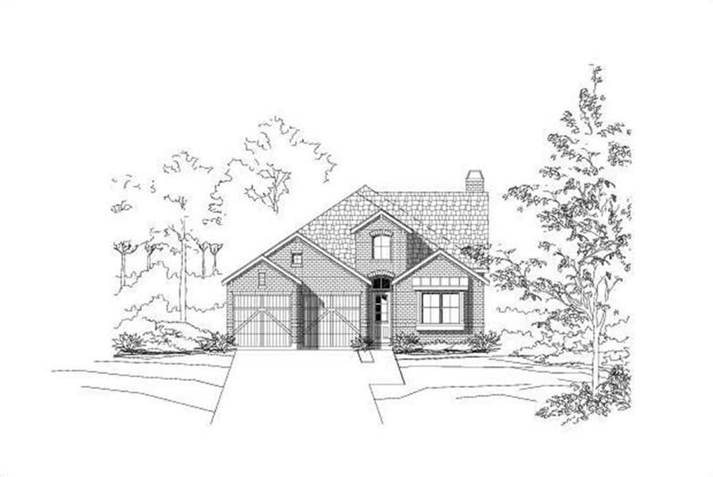 Ranch home (ThePlanCollection: Plan #156-1994)