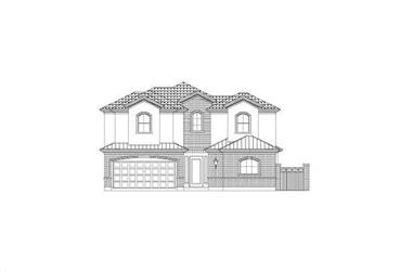 3-Bedroom, 2764 Sq Ft Traditional Home Plan - 156-2000 - Main Exterior
