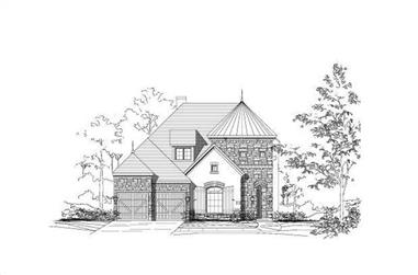 4-Bedroom, 3954 Sq Ft Country Home Plan - 156-2024 - Main Exterior