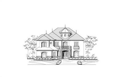 4-Bedroom, 4352 Sq Ft Country Home Plan - 156-2048 - Main Exterior