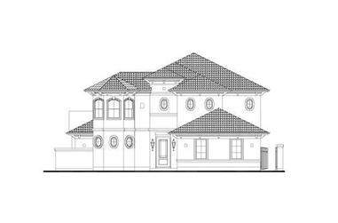 4-Bedroom, 3518 Sq Ft Mediterranean House Plan - 156-2053 - Front Exterior