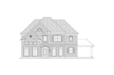 4-Bedroom, 3967 Sq Ft Luxury House Plan - 156-2084 - Front Exterior