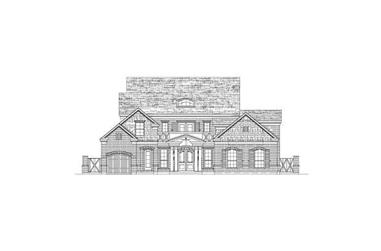4-Bedroom, 4382 Sq Ft Luxury House Plan - 156-2114 - Front Exterior