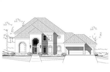 5-Bedroom, 4133 Sq Ft Luxury House Plan - 156-2139 - Front Exterior