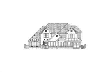 5-Bedroom, 5360 Sq Ft Luxury House Plan - 156-2160 - Front Exterior