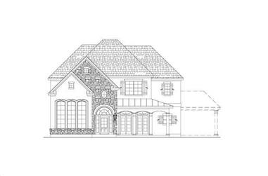 4-Bedroom, 3967 Sq Ft Country House Plan - 156-2179 - Front Exterior