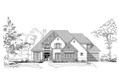 4-Bedroom, 3885 Sq Ft Country House Plan - 156-2184 - Front Exterior