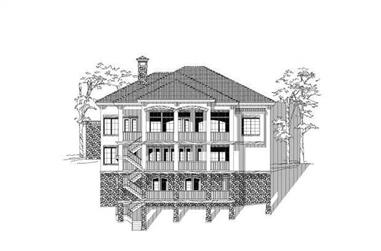 4-Bedroom, 4184 Sq Ft Craftsman Home Plan - 156-2195 - Main Exterior