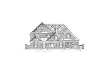 6-Bedroom, 5494 Sq Ft Luxury House Plan - 156-2208 - Front Exterior