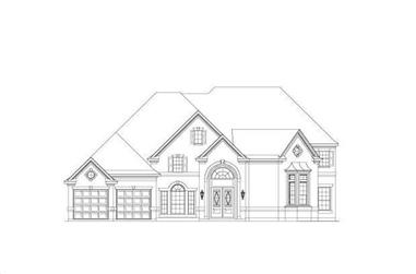 4-Bedroom, 4275 Sq Ft Luxury Home Plan - 156-2211 - Main Exterior