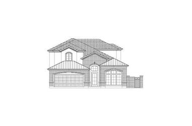 4-Bedroom, 3234 Sq Ft Traditional Home Plan - 156-2237 - Main Exterior