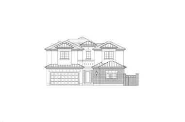 3-Bedroom, 2761 Sq Ft Traditional House Plan - 156-2240 - Front Exterior