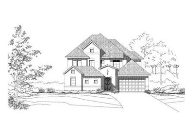 5-Bedroom, 3974 Sq Ft Luxury House Plan - 156-2271 - Front Exterior