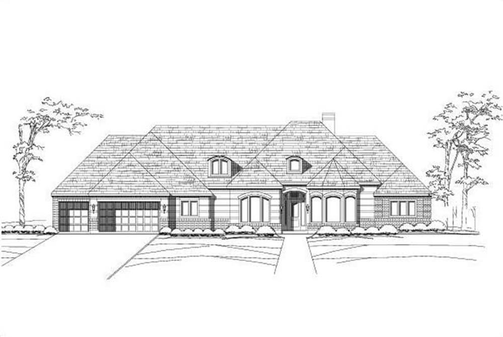 Main image for house plan # 15374
