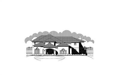 6-Bedroom, 5919 Sq Ft Luxury House Plan - 156-2306 - Front Exterior