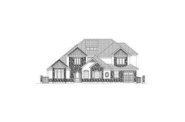 5-Bedroom, 5454 Sq Ft Luxury House Plan - 156-2334 - Front Exterior