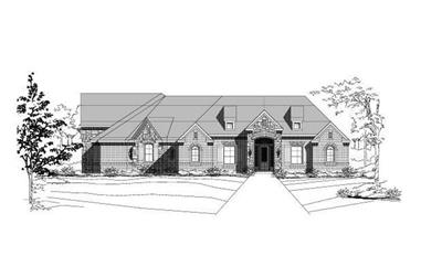 4-Bedroom, 3055 Sq Ft Country Home Plan - 156-2369 - Main Exterior