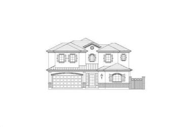 3-Bedroom, 2754 Sq Ft Country Home Plan - 156-2410 - Main Exterior