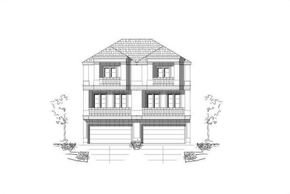 Multi-Unit home (ThePlanCollection: Plan #156-2441)