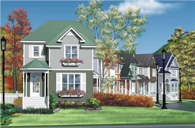 3-Bedroom, 1360 Sq Ft Ranch House Plan - 157-1127 - Front Exterior