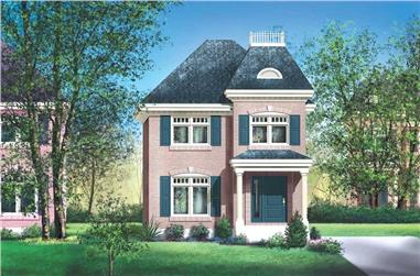 3-Bedroom, 1484 Sq Ft Ranch House Plan - 157-1189 - Front Exterior