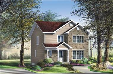 3-Bedroom, 1296 Sq Ft Ranch Home Plan - 157-1192 - Main Exterior