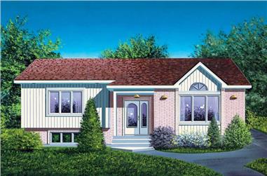 2-Bedroom, 950 Sq Ft Ranch House Plan - 157-1235 - Front Exterior