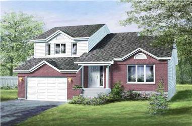 3-Bedroom, 1886 Sq Ft Craftsman Home Plan - 157-1266 - Main Exterior