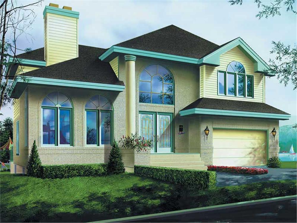 Craftsman home (ThePlanCollection: Plan #157-1292)