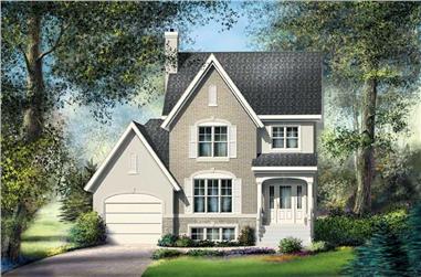 3-Bedroom, 1344 Sq Ft Ranch Home Plan - 157-1303 - Main Exterior