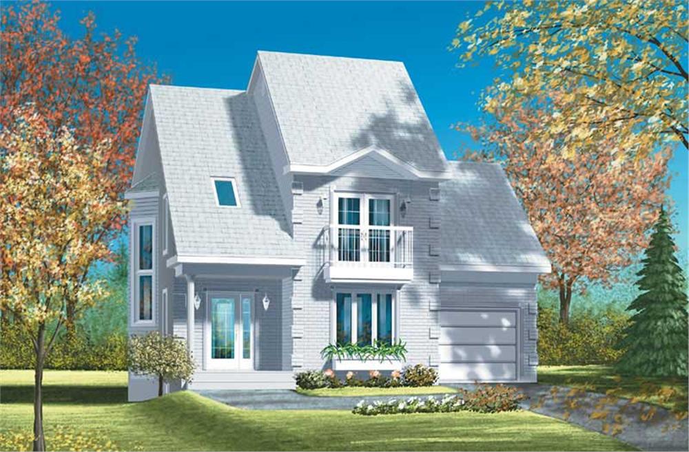 Craftsman home (ThePlanCollection: Plan #157-1324)