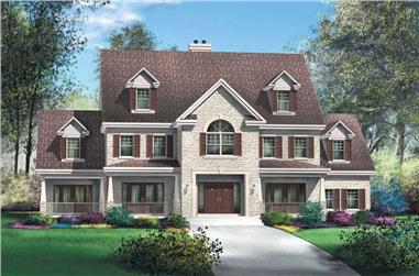 5-Bedroom, 4175 Sq Ft Luxury House Plan - 157-1425 - Front Exterior