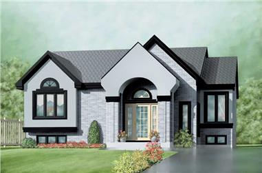 3-Bedroom, 1332 Sq Ft Small House Plans - 157-1453 - Main Exterior