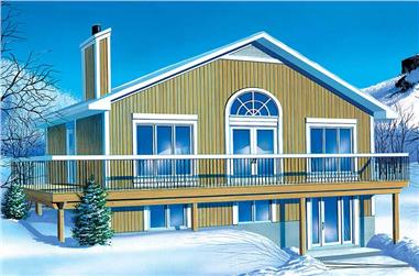 2-Bedroom, 1187 Sq Ft Country House Plan - 157-1537 - Front Exterior