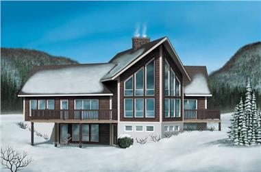 4-Bedroom, 2861 Sq Ft Country Home Plan - 157-1619 - Main Exterior