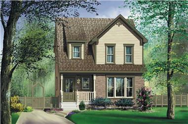3-Bedroom, 1367 Sq Ft Ranch House Plan - 157-1631 - Front Exterior