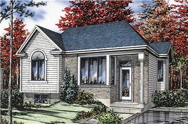 2-Bedroom, 910 Sq Ft Ranch House Plan - 158-1031 - Front Exterior