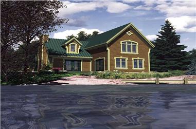 2-Bedroom, 1120 Sq Ft Country House Plan - 158-1046 - Front Exterior