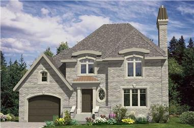 3-Bedroom, 1520 Sq Ft European Home Plan - 158-1118 - Main Exterior