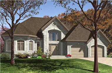 1-Bedroom, 1568 Sq Ft Contemporary Home Plan - 158-1230 - Main Exterior