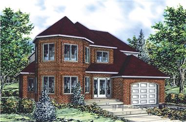 3-Bedroom, 2008 Sq Ft Cottage House Plan - 158-1292 - Front Exterior