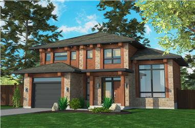 3-Bedroom, 1521 Sq Ft Cottage House Plan - 158-1307 - Front Exterior