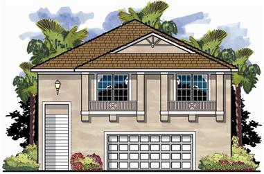 3-Bedroom, 1785 Sq Ft Garage w/Apartments House Plan - 159-1048 - Front Exterior