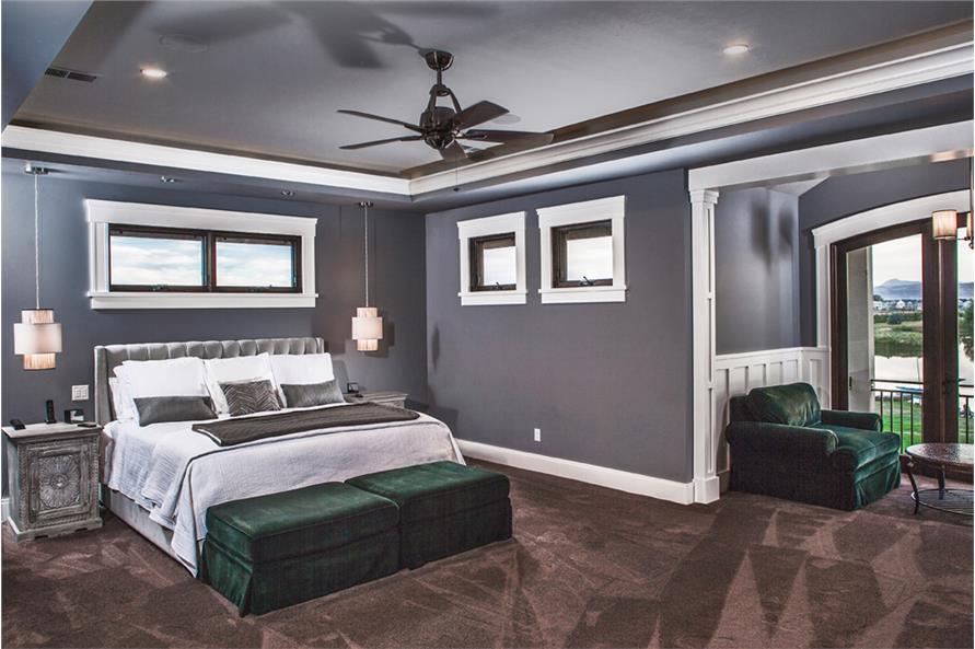 Master Bedroom of this 5-Bedroom,6563 Sq Ft Plan -6563