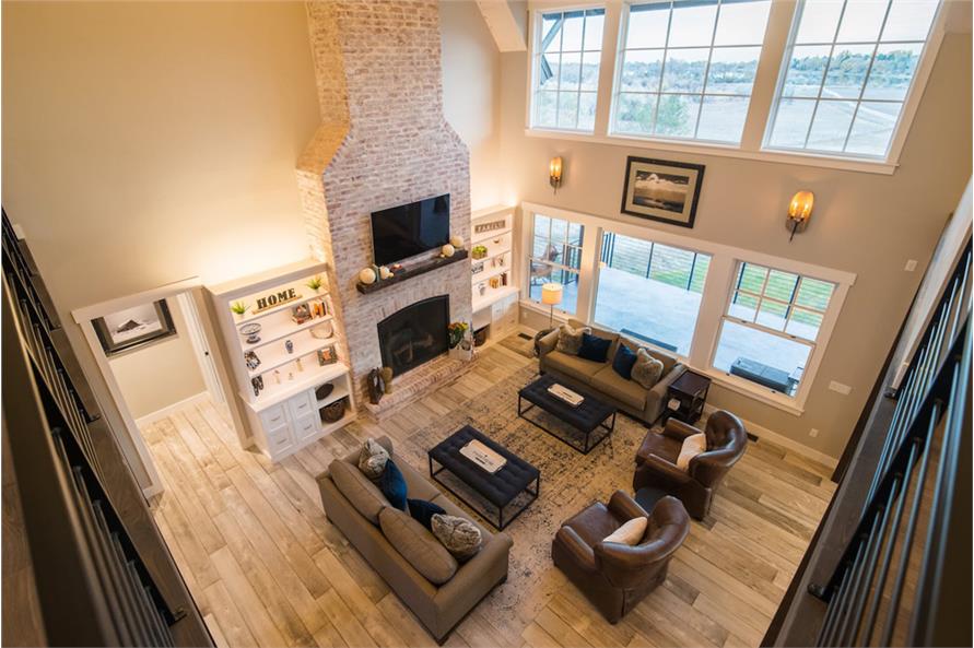 Family Room of this 3-Bedroom,3859 Sq Ft Plan -3859
