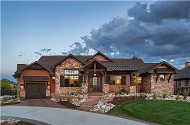 1–5-Bedroom, 2815 Sq Ft Ranch House - Plan #161-1101 - Front Exterior