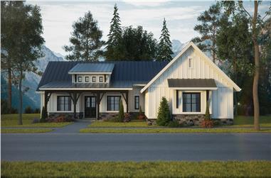 3-Bedroom, 2875 Sq Ft Country Home - Plan #161-1120 - Main Exterior