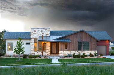 3-Bedroom, 2497 Sq Ft Contemporary Home - Plan 161-1138 - Main Exterior