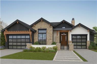 2–4 Bedroom, 3170–5153 Sq Ft Contemporary House - Plan #161-1152 - Front Exterior